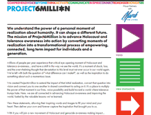 Tablet Screenshot of project6million.org